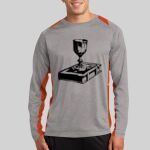 Long Sleeve Heather Colorblock Contender ™ Tee Thumbnail
