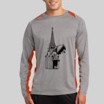 Long Sleeve Heather Colorblock Contender ™ Tee Thumbnail