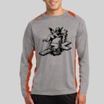 Long Sleeve Heather Colorblock Contender ™ Tee Thumbnail