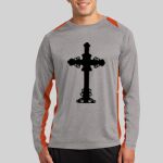 Long Sleeve Heather Colorblock Contender ™ Tee Thumbnail