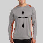 Long Sleeve Heather Colorblock Contender ™ Tee Thumbnail