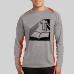 Long Sleeve Heather Colorblock Contender ™ Tee Thumbnail