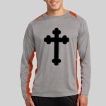Long Sleeve Heather Colorblock Contender ™ Tee Thumbnail