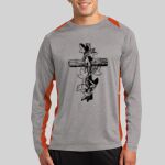 Long Sleeve Heather Colorblock Contender ™ Tee Thumbnail