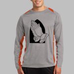 Long Sleeve Heather Colorblock Contender ™ Tee Thumbnail