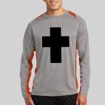 Long Sleeve Heather Colorblock Contender ™ Tee Thumbnail