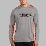 Long Sleeve Heather Colorblock Contender ™ Tee Thumbnail