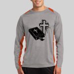 Long Sleeve Heather Colorblock Contender ™ Tee Thumbnail