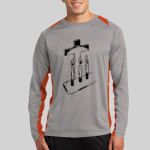 Long Sleeve Heather Colorblock Contender ™ Tee Thumbnail