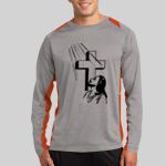 Long Sleeve Heather Colorblock Contender ™ Tee Thumbnail