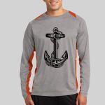 Long Sleeve Heather Colorblock Contender ™ Tee Thumbnail