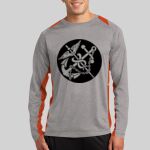 Long Sleeve Heather Colorblock Contender ™ Tee Thumbnail