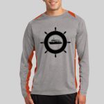 Long Sleeve Heather Colorblock Contender ™ Tee Thumbnail
