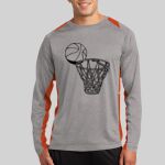 Long Sleeve Heather Colorblock Contender ™ Tee Thumbnail