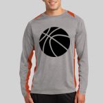 Long Sleeve Heather Colorblock Contender ™ Tee Thumbnail