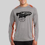 Long Sleeve Heather Colorblock Contender ™ Tee Thumbnail