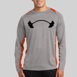 Long Sleeve Heather Colorblock Contender ™ Tee Thumbnail
