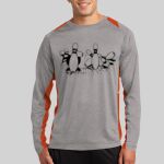Long Sleeve Heather Colorblock Contender ™ Tee Thumbnail