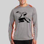 Long Sleeve Heather Colorblock Contender ™ Tee Thumbnail
