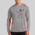 Long Sleeve Heather Colorblock Contender ™ Tee Thumbnail