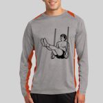 Long Sleeve Heather Colorblock Contender ™ Tee Thumbnail