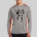 Long Sleeve Heather Colorblock Contender ™ Tee Thumbnail