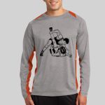 Long Sleeve Heather Colorblock Contender ™ Tee Thumbnail