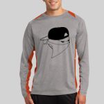 Long Sleeve Heather Colorblock Contender ™ Tee Thumbnail