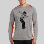 Long Sleeve Heather Colorblock Contender ™ Tee Thumbnail