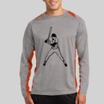 Long Sleeve Heather Colorblock Contender ™ Tee Thumbnail