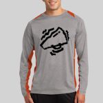 Long Sleeve Heather Colorblock Contender ™ Tee Thumbnail