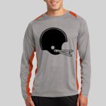 Long Sleeve Heather Colorblock Contender ™ Tee Thumbnail