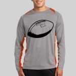 Long Sleeve Heather Colorblock Contender ™ Tee Thumbnail