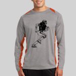 Long Sleeve Heather Colorblock Contender ™ Tee Thumbnail