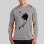 Long Sleeve Heather Colorblock Contender ™ Tee Thumbnail