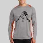 Long Sleeve Heather Colorblock Contender ™ Tee Thumbnail