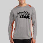 Long Sleeve Heather Colorblock Contender ™ Tee Thumbnail