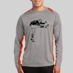 Long Sleeve Heather Colorblock Contender ™ Tee Thumbnail