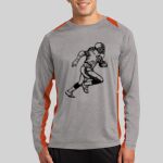 Long Sleeve Heather Colorblock Contender ™ Tee Thumbnail