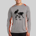 Long Sleeve Heather Colorblock Contender ™ Tee Thumbnail