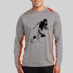 Long Sleeve Heather Colorblock Contender ™ Tee Thumbnail