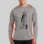 Long Sleeve Heather Colorblock Contender ™ Tee Thumbnail