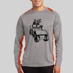 Long Sleeve Heather Colorblock Contender ™ Tee Thumbnail