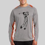 Long Sleeve Heather Colorblock Contender ™ Tee Thumbnail