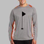 Long Sleeve Heather Colorblock Contender ™ Tee Thumbnail
