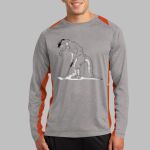 Long Sleeve Heather Colorblock Contender ™ Tee Thumbnail