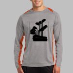 Long Sleeve Heather Colorblock Contender ™ Tee Thumbnail