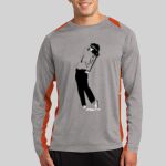 Long Sleeve Heather Colorblock Contender ™ Tee Thumbnail