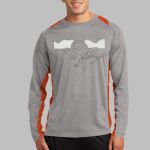 Long Sleeve Heather Colorblock Contender ™ Tee Thumbnail