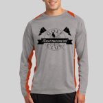 Long Sleeve Heather Colorblock Contender ™ Tee Thumbnail